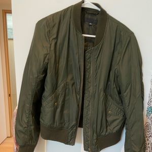 Green Bomber Jacket